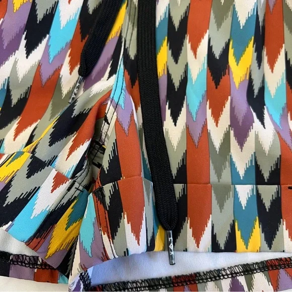 Kavu Colorful Geometric Women's Tepic Athletic Shorts Size XS - Picture 3 of 9